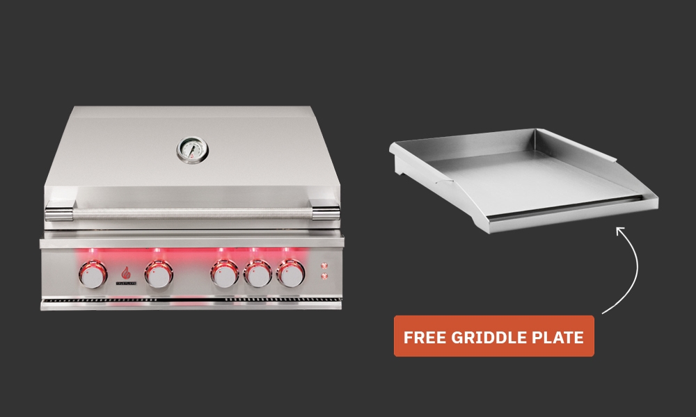 Free griddle plate